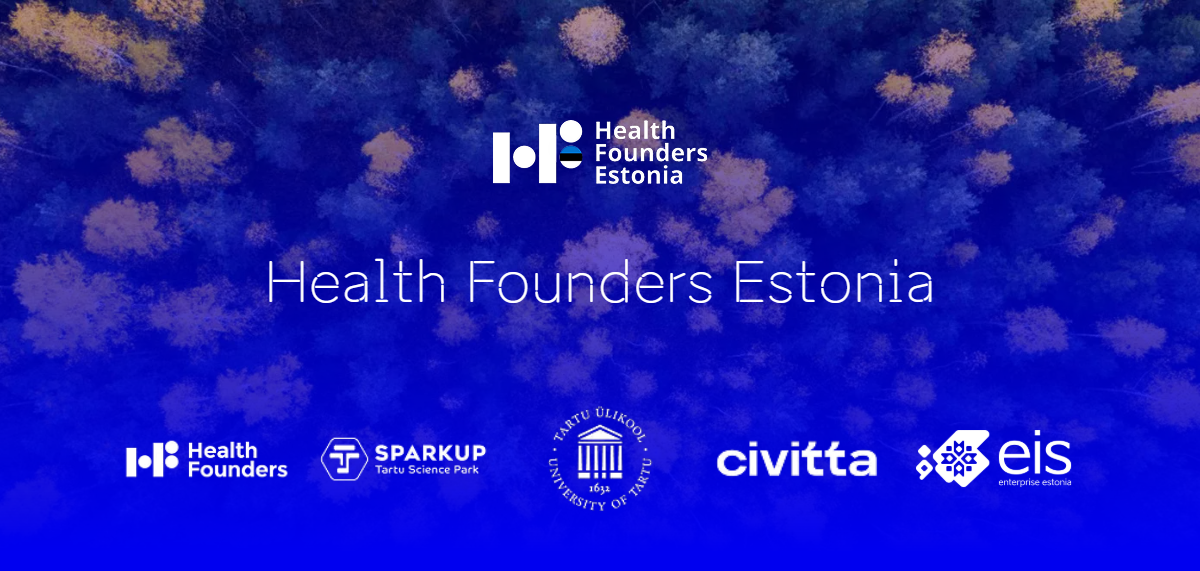 Health Founders Estonia programme and partner logos